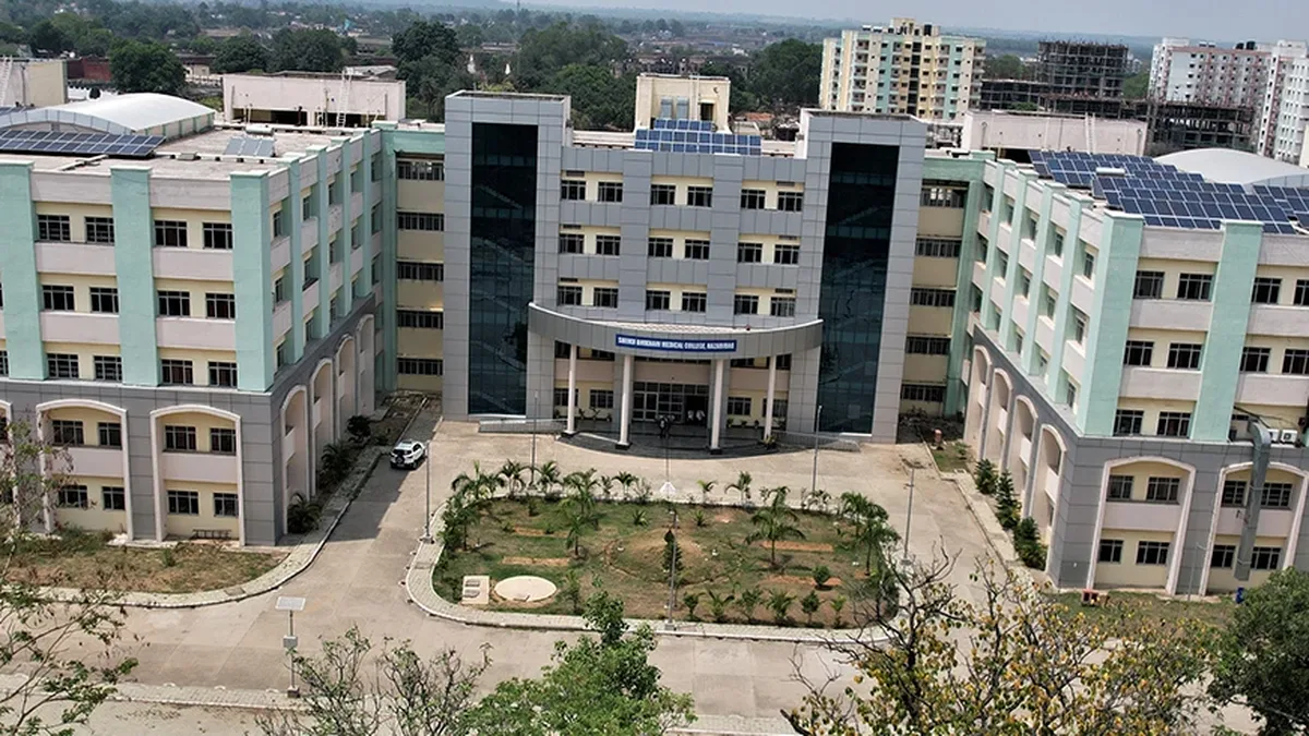 Government medical college building in Hazaribag, Jharkhand
