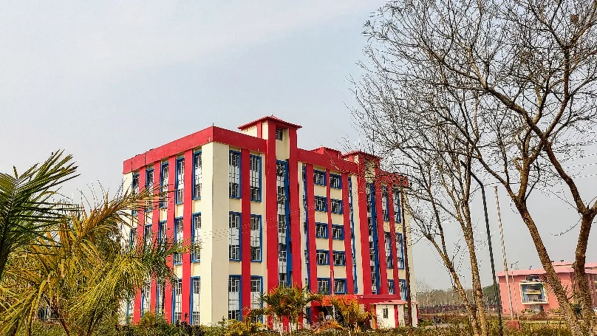 Tripura University campus academic building in Agartala