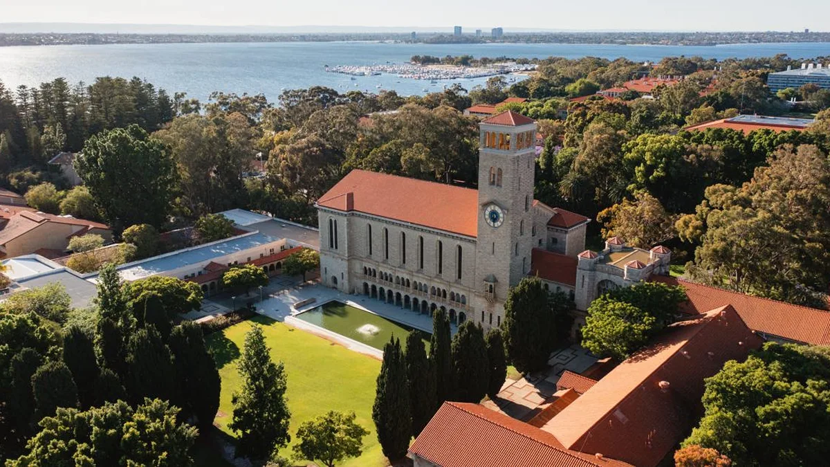 Aerial view of the University of Western Australia's campus in Perth (representative image); the new Chennai campus is UWA's second branch in India